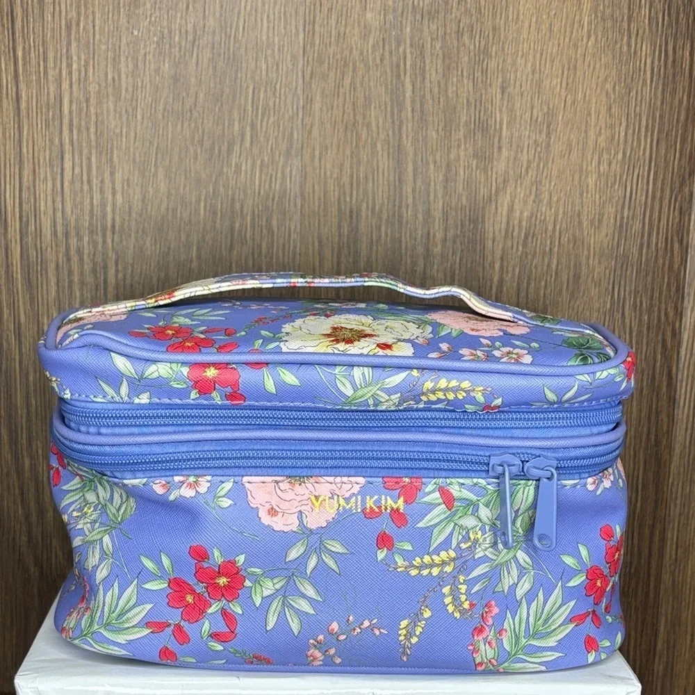 Yumi Kim Floral Cosmetic Bag Travel Makeup Case Zip Organizer Cute